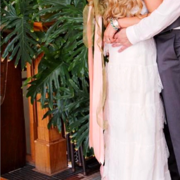 Free People Boho Maxi Dress Size 6 - Picture 5 of 7